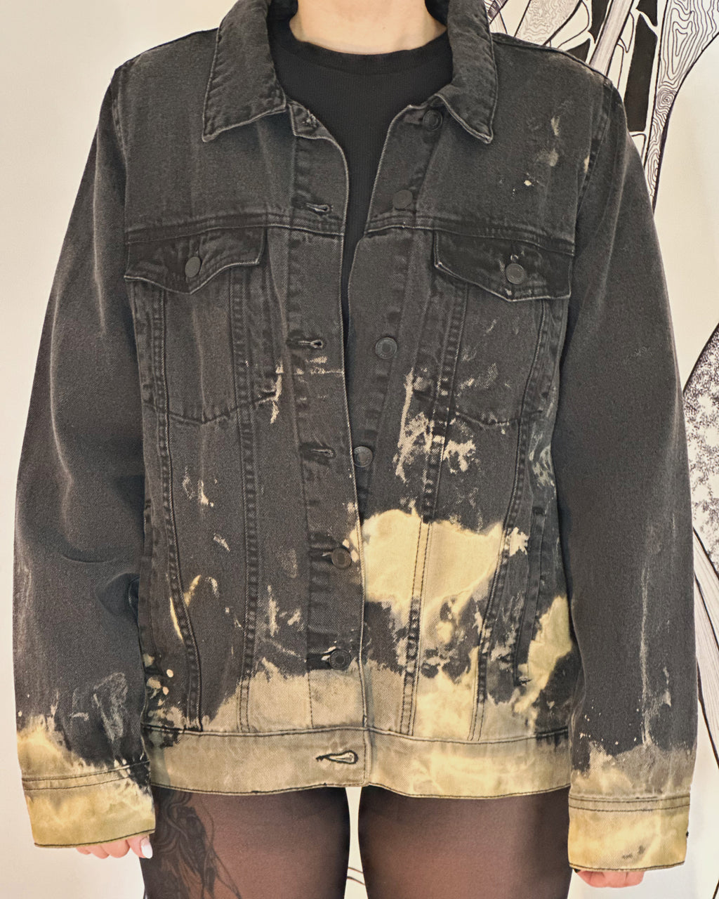 👑 Custom Denim Jacket “Madonna”