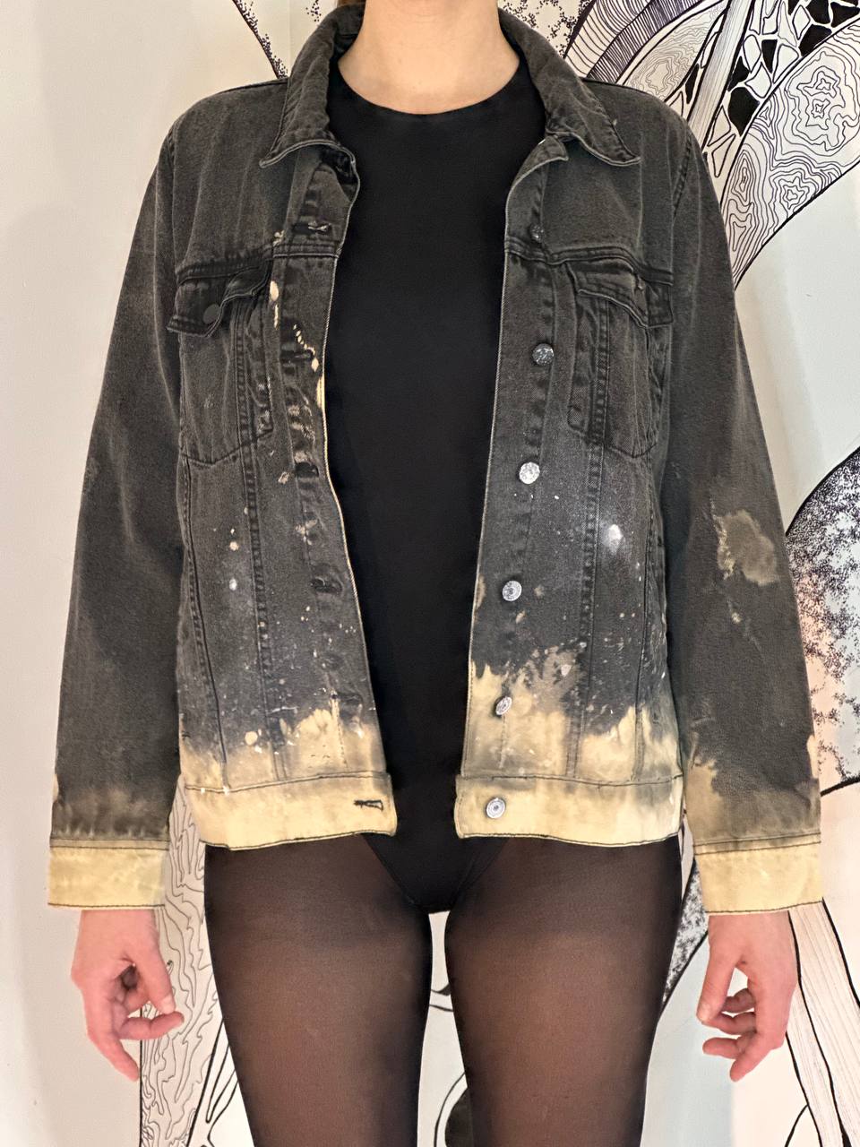 🕍 Custom Denim Jacket “Gothic Dreams”