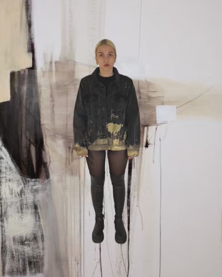 👑 Custom Denim Jacket “Madonna”