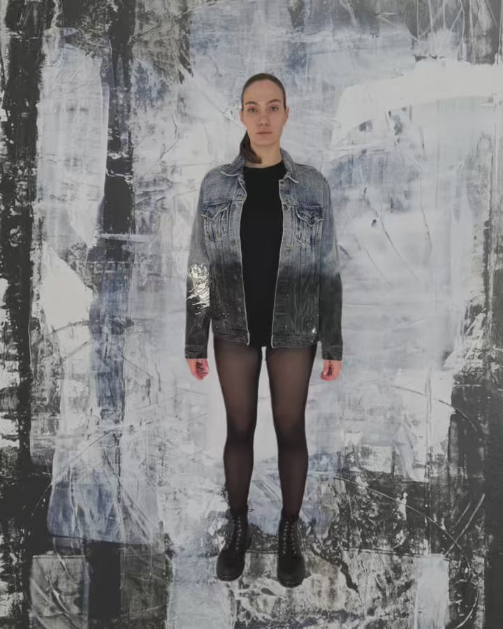 ✋ Custom Denim Jacket “Dürer’s Hands”