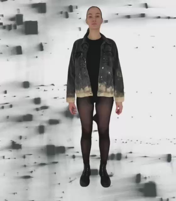 🕍 Custom Denim Jacket “Gothic Dreams”